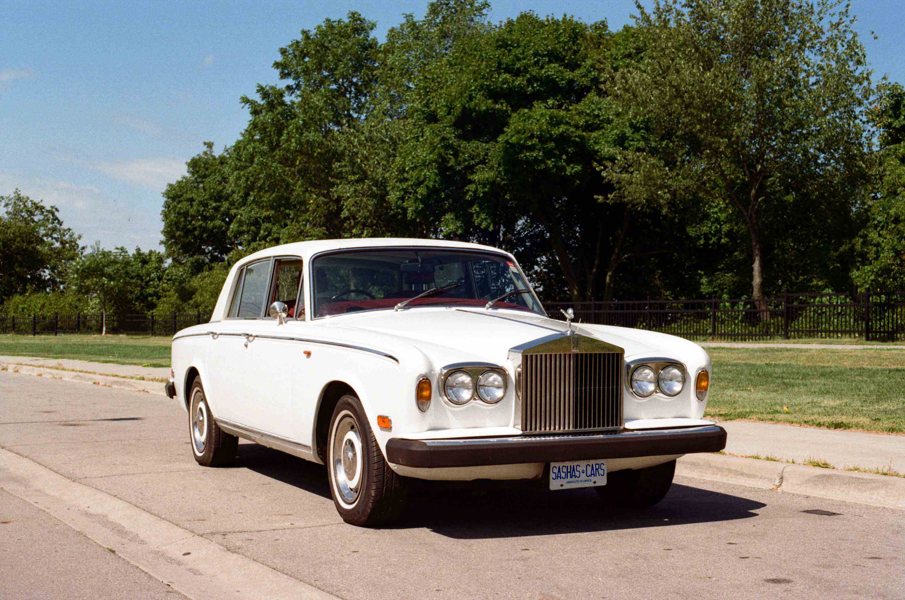 Classic White Rolls Royce